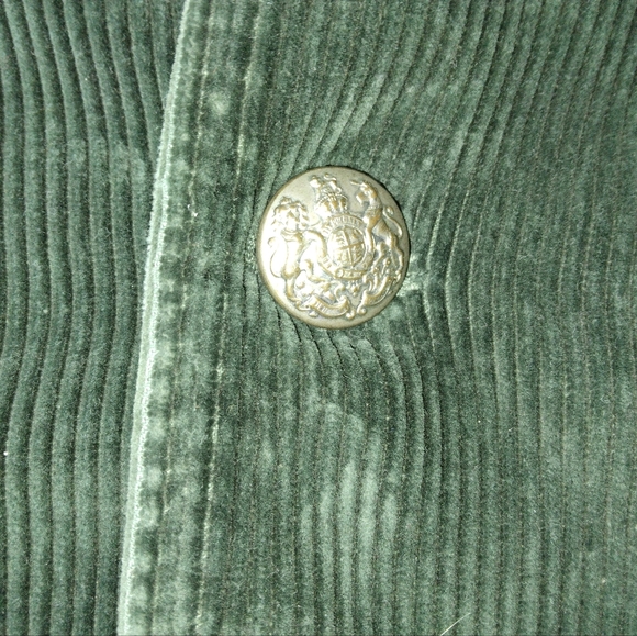Polo Ralph Lauren Green Corduroy Military Hunting Jacket Coat Size XXL - Picture 11 of 16